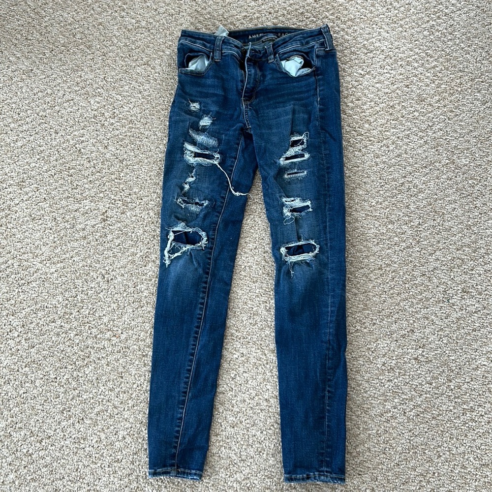 Womens jegging jeans size 4 long